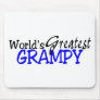 Worlds Greatest Grampy Blue Black Mousepads