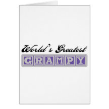 World's Greatest Grampy Greeting Cards