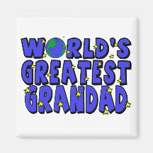 World's Greatest    Grandad Magnets