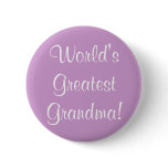 World's Greatest Grandma! buttons