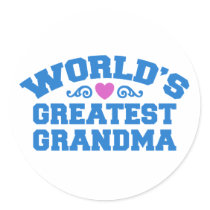 World's Greatest Grandma Sticker