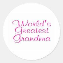 Worlds Greatest Grandma Sticker