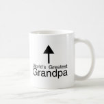 Worlds Greatest Grandpa Arrow Coffee Mugs
