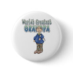 World's Greatest Grandpa Pinback Buttons