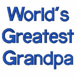 World's Greatest Grandpa embroidered shirts