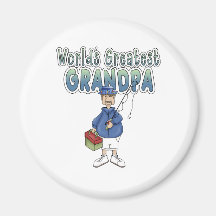 World's Greatest Grandpa Magnets