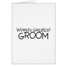 Worlds Greatest Groom Black Card