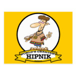 WORLDS GREATEST HIPNIK MEN CARTOON POST CARD