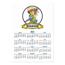 WORLDS GREATEST HOARDER WOMEN CARTOON BUSINESS CARD TEMPLATES