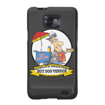 WORLDS GREATEST HOT DOG VENDOR MEN CARTOON SAMSUNG GALAXY S CASE