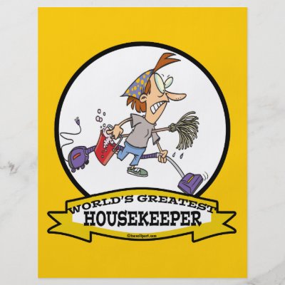 Cartoon Housekeeper