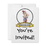 WORLDS GREATEST HUNGOVER DUDE CARTOON invitations