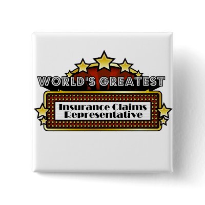World's Greatest Insurance Claims Representative Pinback Button by greatestjobsgifts