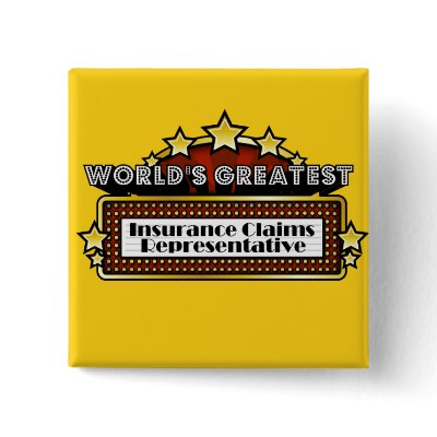 World's Greatest Insurance Claims Representative Pinback Button by greatestjobsgifts