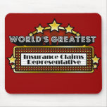 World's Greatest Insurance Claims Representative mousepads
