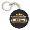 World's Greatest Insurance Representative keychains
