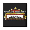 World's Greatest Insurance Representative magnets