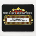 World's Greatest Insurance Representative mousepads