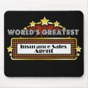 World's Greatest Insurance Sales Agent mousepads