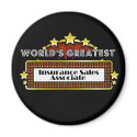 World's Greatest Insurance Sales Associate magnets