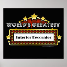 World's Greatest Interior Decorator Poster