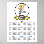 WORLDS GREATEST INTERN WOMEN CARTOON posters