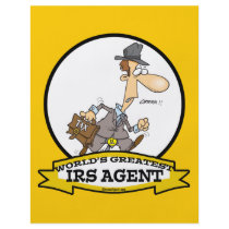 WORLDS GREATEST IRS AGENT CARTOON PERSONALISED FLYER
