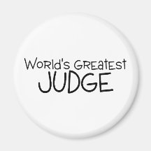 Worlds Greatest Judge Refrigerator Magnet