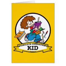 WORLDS GREATEST KID CARTOON CARDS