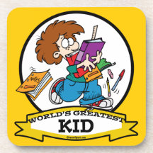 WORLDS GREATEST KID CARTOON COASTER