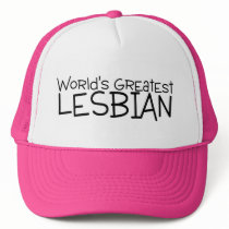 Worlds Greatest Lesbian Mesh Hat