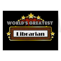 World's Greatest Librarian Cards