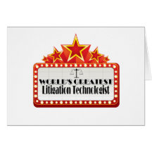 World's Greatest Litigation Technologist Greeting Card