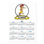 WORLDS GREATEST LOSER LADY WOMEN CARTOON business cards