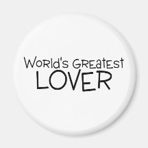 Worlds Greatest Lover Refrigerator Magnet