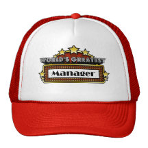 World's Greatest Manager Mesh Hats