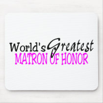 Worlds Greatest Matron Of Honour Pink Black