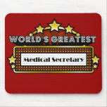 World's Greatest Medical Secretary mousepads
