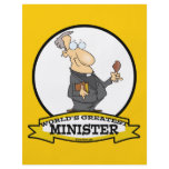 WORLDS GREATEST MINISTER CARTOON flyers