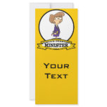 WORLDS GREATEST MINISTER FEMALE CARTOON rack cards