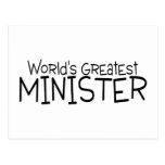 Worlds Greatest Minister Post Cards