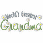 World's Greatest Mum embroidered shirts