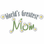 World's Greatest Mum embroidered shirts