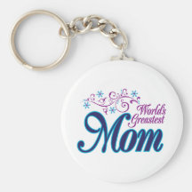 World's Greatest Mum Keychain