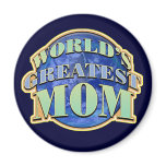 World's Greatest Mum Magnet Magnets