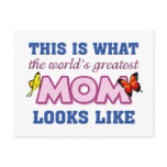 World's Greatest Mum postcards
