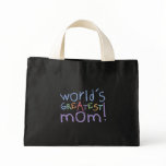 World's Greatest Mum Striped Blue Tote Bag