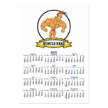 WORLDS GREATEST MUSCLE HEAD MEN CARTOON business cards