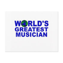 World's Greatest Musician postcards