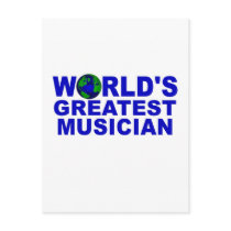 World's Greatest Musician postcards
